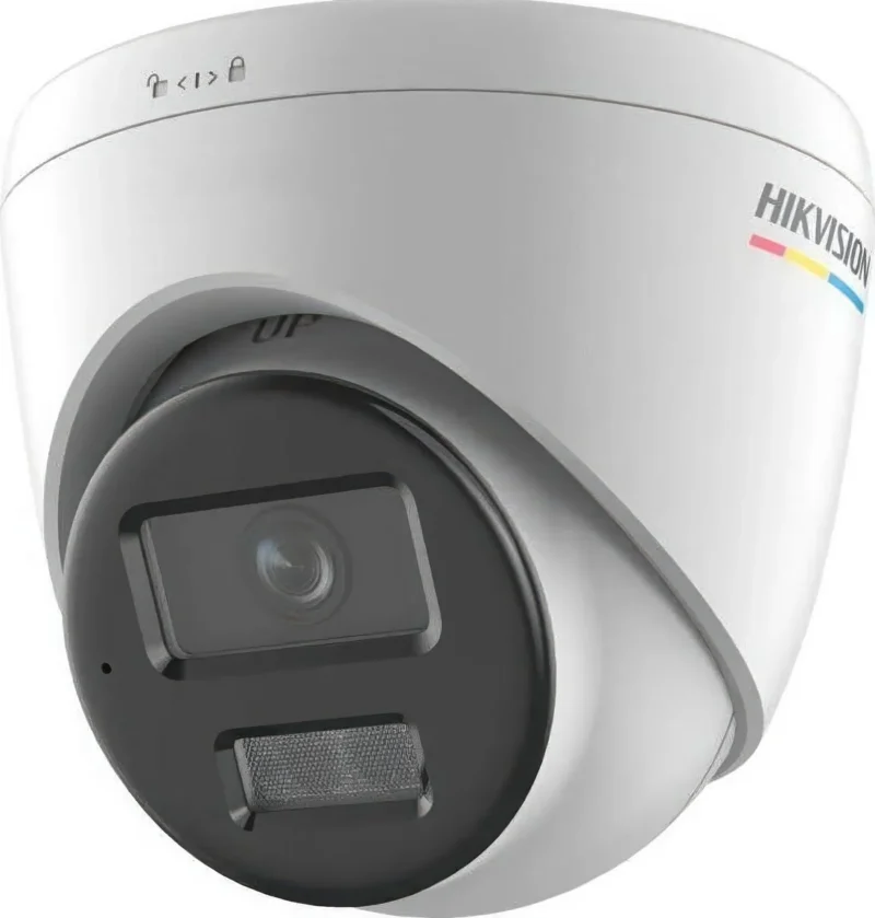 DS-2CD1327G2H-LIU 2.8mm Hikvision IP 2MP Built In Mic Indoor Dome Camera Side View Hikvision DS‑2CD1327G2H‑LIU 2 MP indoor dome camera, side view