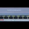 DS-3E0109P-EM Hikvision 9 Port Poe Switch Upper View Top view of a Hikvision DS-3E0109P-EM 9-port Poe switch