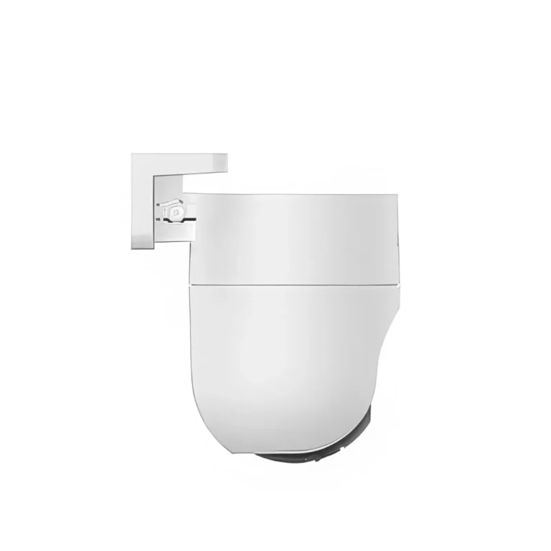 Side view of an EZVIZ H8c 2K⁺ pan‑and‑tilt Wi‑Fi camera