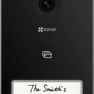 Front view of an EZVIZ HP7 2K smart video doorphone unit