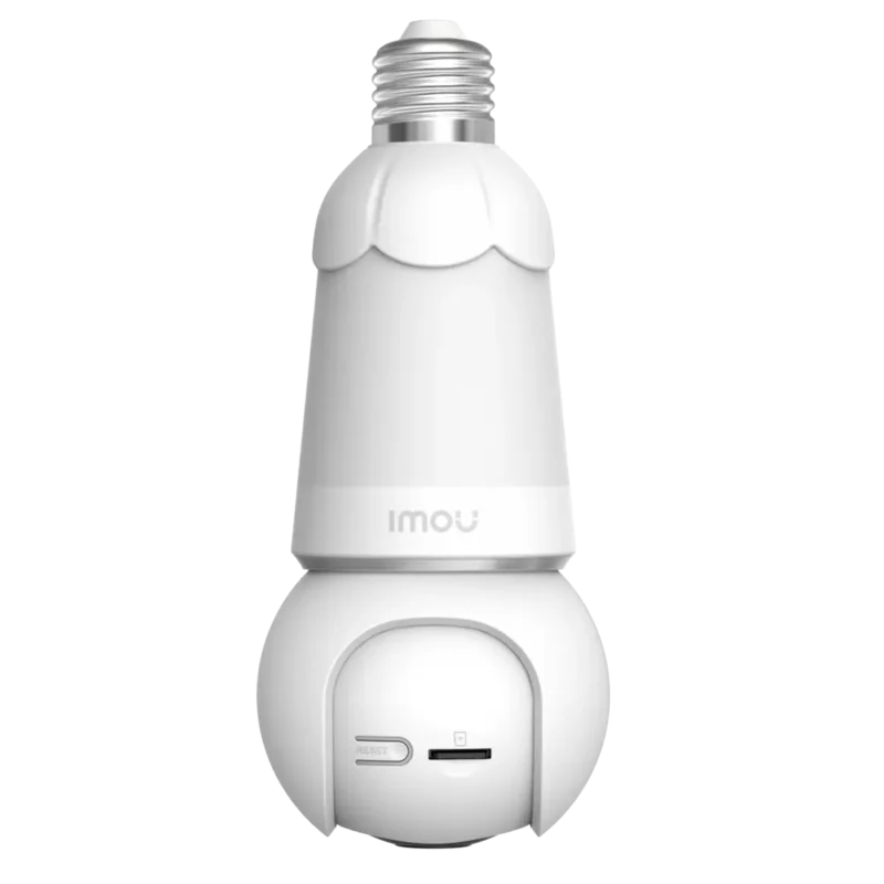 Imou Bulb Cam 5MP Night Vision Wifi Indoor CCTV Camera Back View Back View of an Imou Bulb Cam 5MP Night Vision Wifi Indoor CCTV Camera