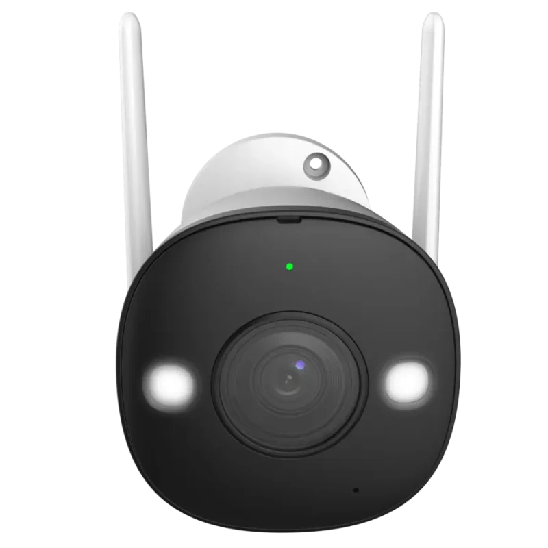 Front View of an Imou Bullet 2E 3MP Night Vsion Outdoor Wifi Camera