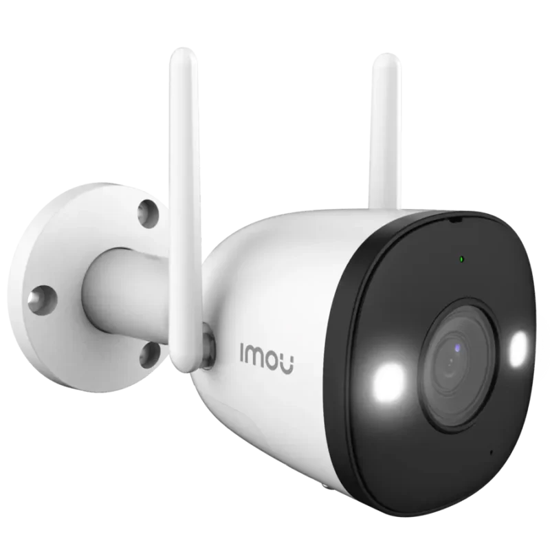 Side View of an Imou Bullet 2E 3MP Night Vsion Outdoor Wifi Camera