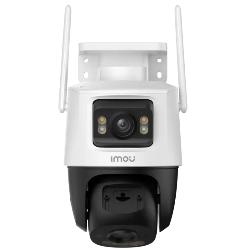 Imou Crusier Dual 6MP Motion Detection Wifi Security Camera Front View 2 2nd Front View of an Imou Crusier Dual 6MP Motion Detection Wifi Security Camera
