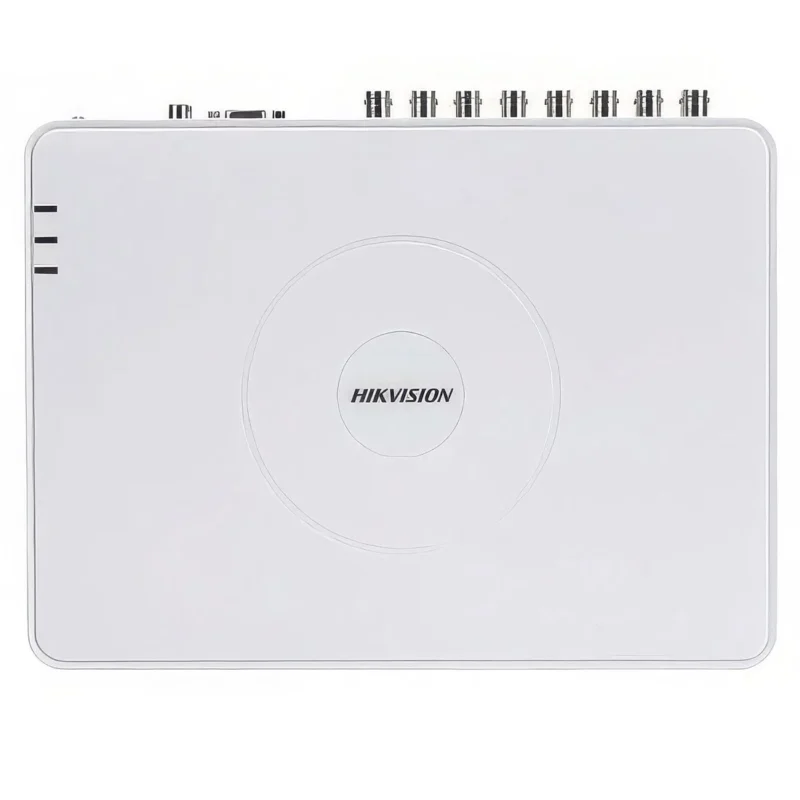 iDS-7116-HQHI-M1S Hikvision 16 Channel DVR Upper View Top view of a Hikvision iDS-7116-HQHI-M1S 16-channel DVR