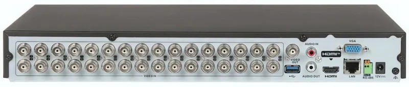 Back view of a Hikvision iDS-7232HQHI-M2S vehicle‑analysis DVR unit